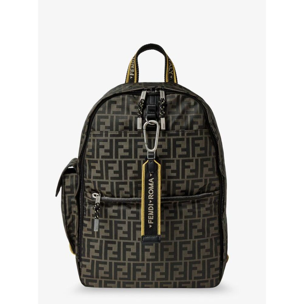 Fendi Men Climb Ff Zucca Technical Fabric Backpack